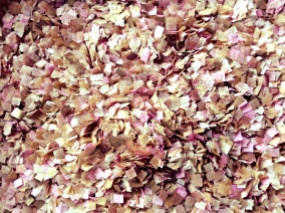 pink and gold confetti